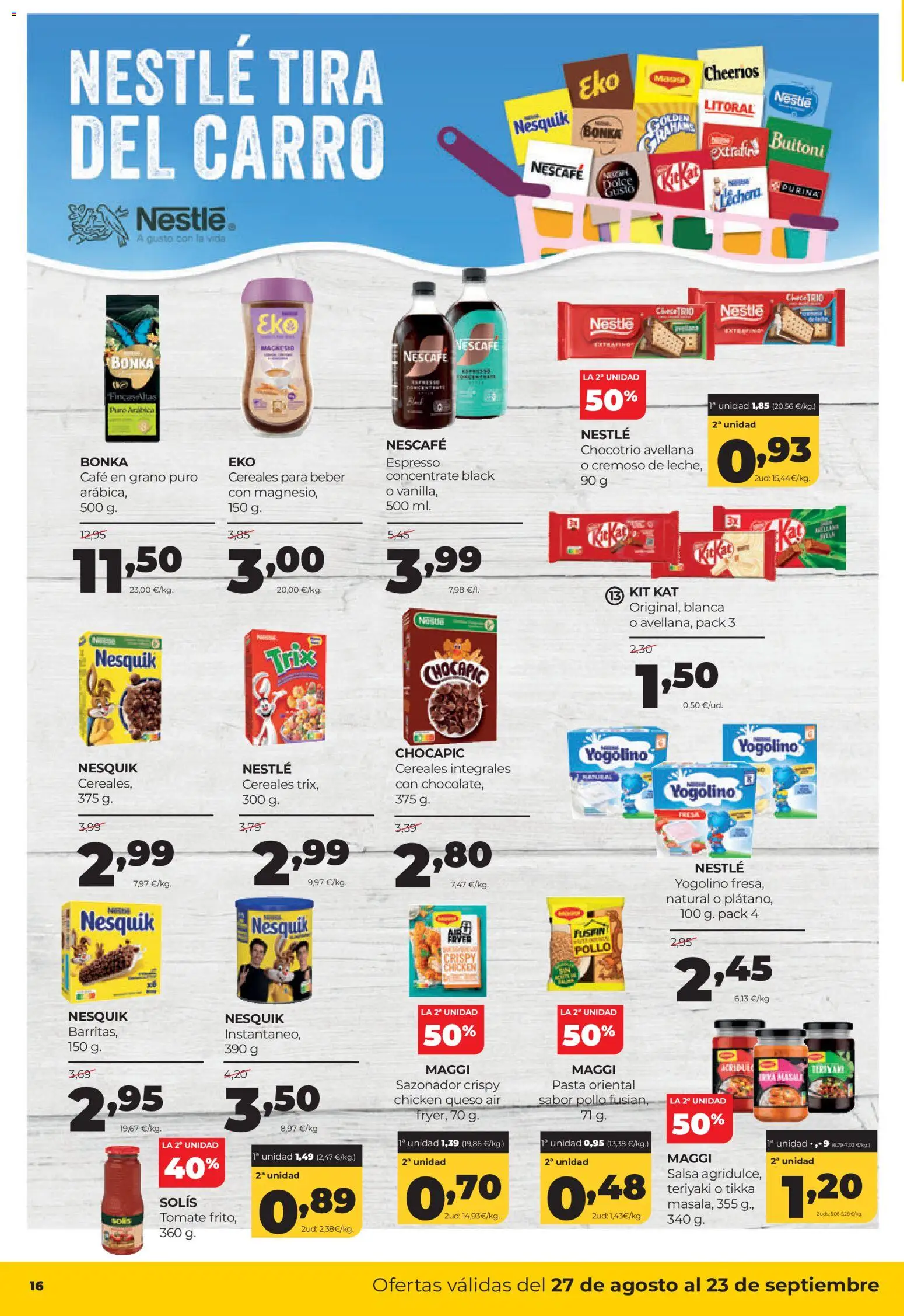 Alimerka folleto Asturias │ válido desde el 27/08/2026 | Página: 18 | Productos: Tomate, Sazonador, Café en grano, Pollo