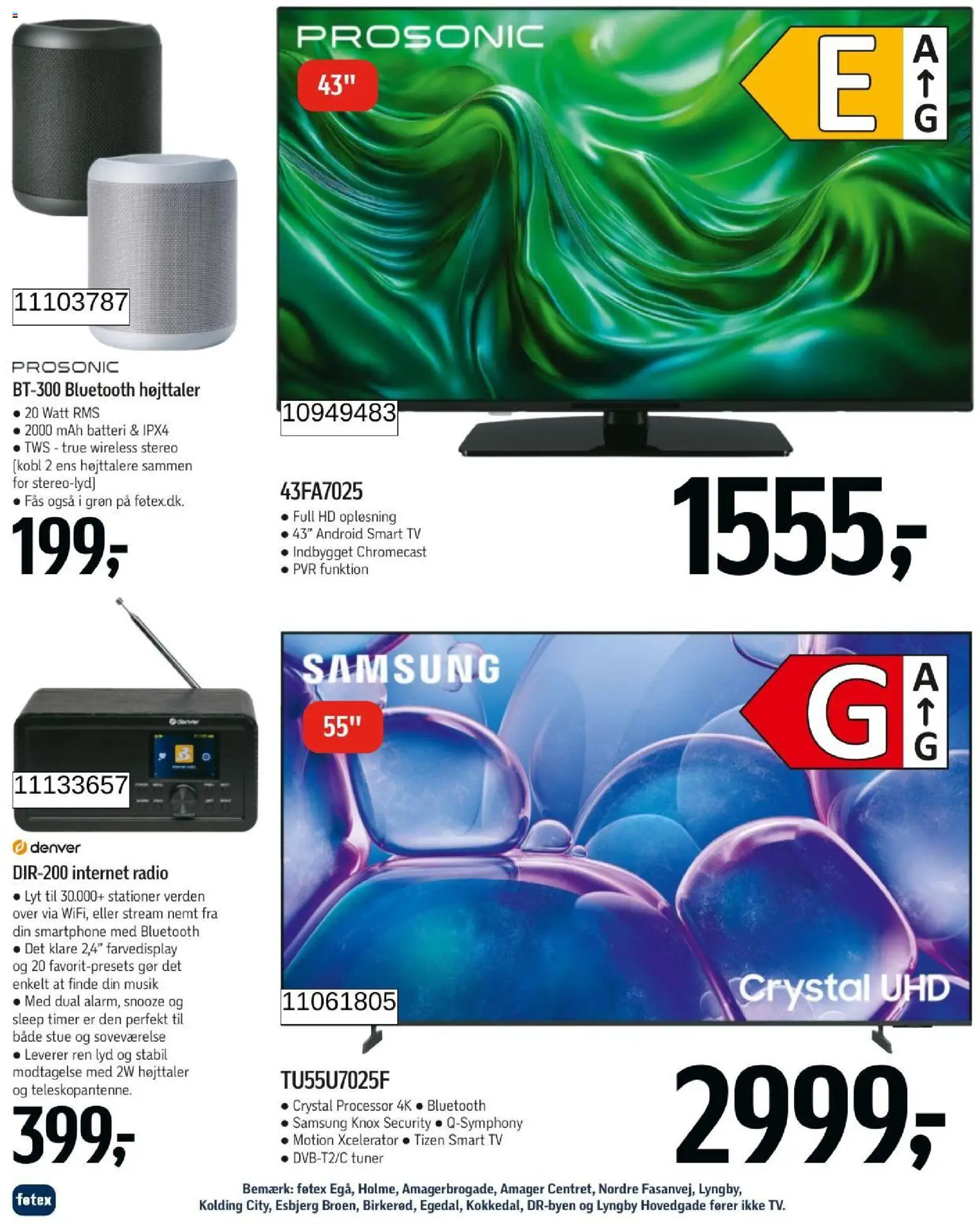 Føtex tilbudsavis – gyldig fra 31/07/2026 | Side: 60 | Produkter: Smartphone, TV, Højttaler, Batteri