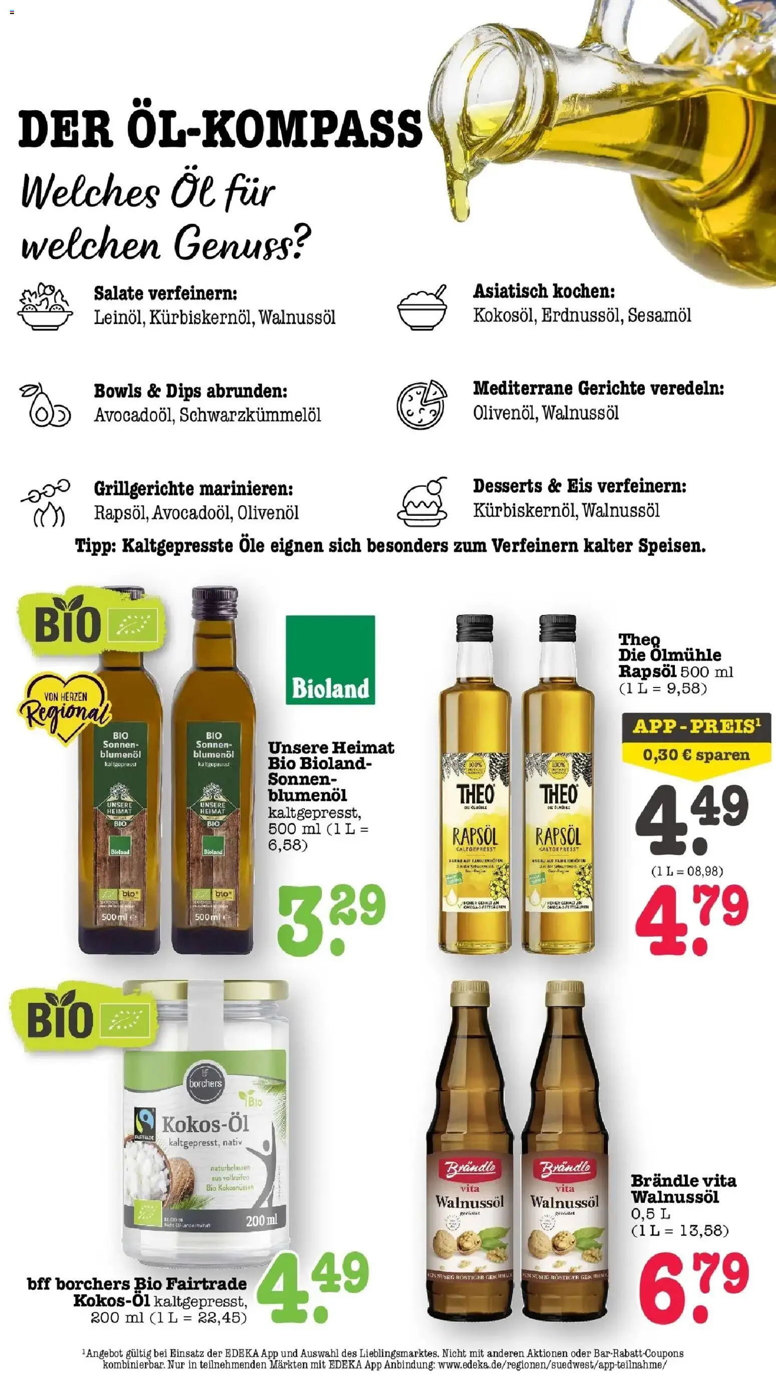 Edeka Prospekt Frankfurt Am Main (ab 19.10.2026) » Angebote Online | Seite: 51 | Produkte: Öl, Rapsöl, Olivenol, Eis