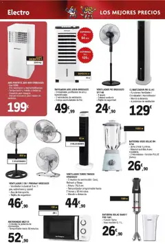 Vista previa E.Leclerc folleto válido desde el 17/06/2026 | Página: 54 | Productos: Ventilador, Purificador de aire, Batidora