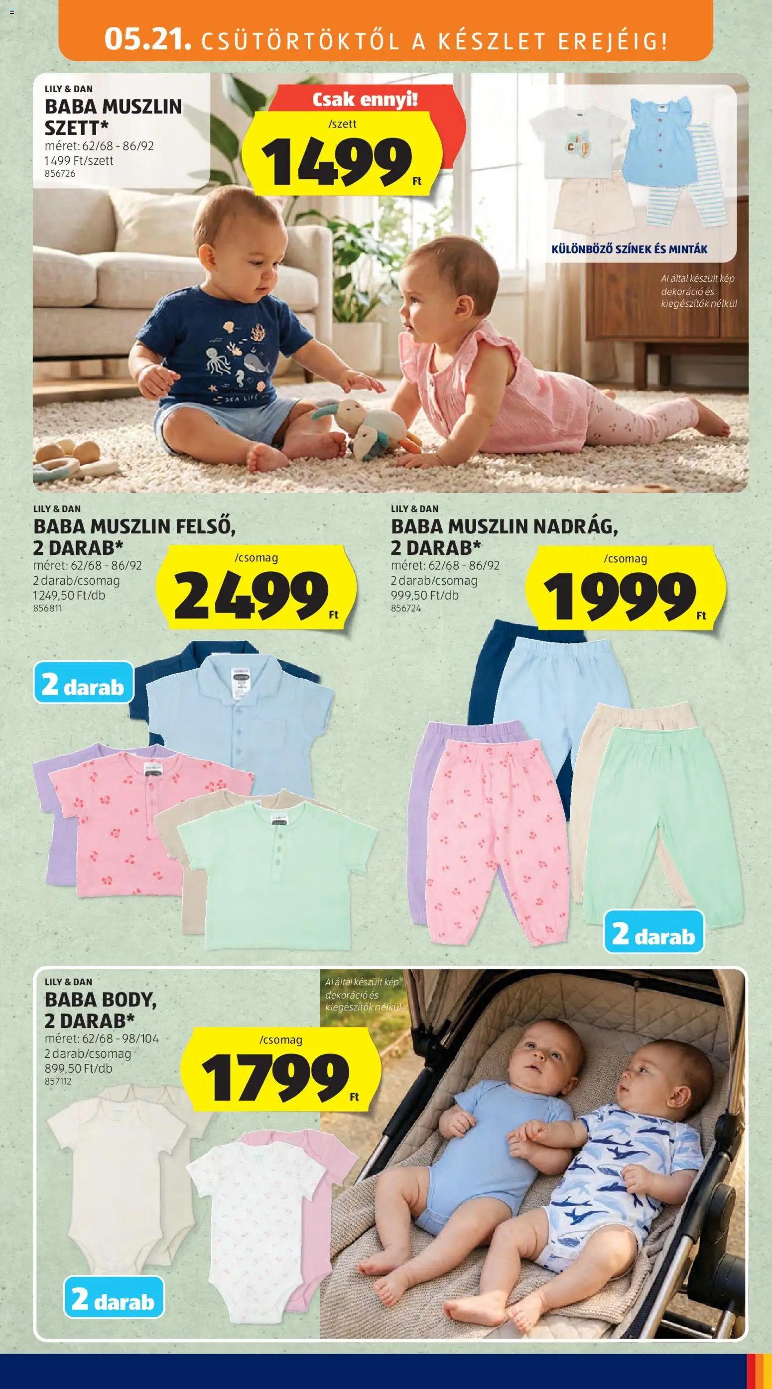 Aldi akciós ujság - amely érvényes a következő dátumtól: 21.05.2026 | Oldal: 3 | Termékek: Dekoráció