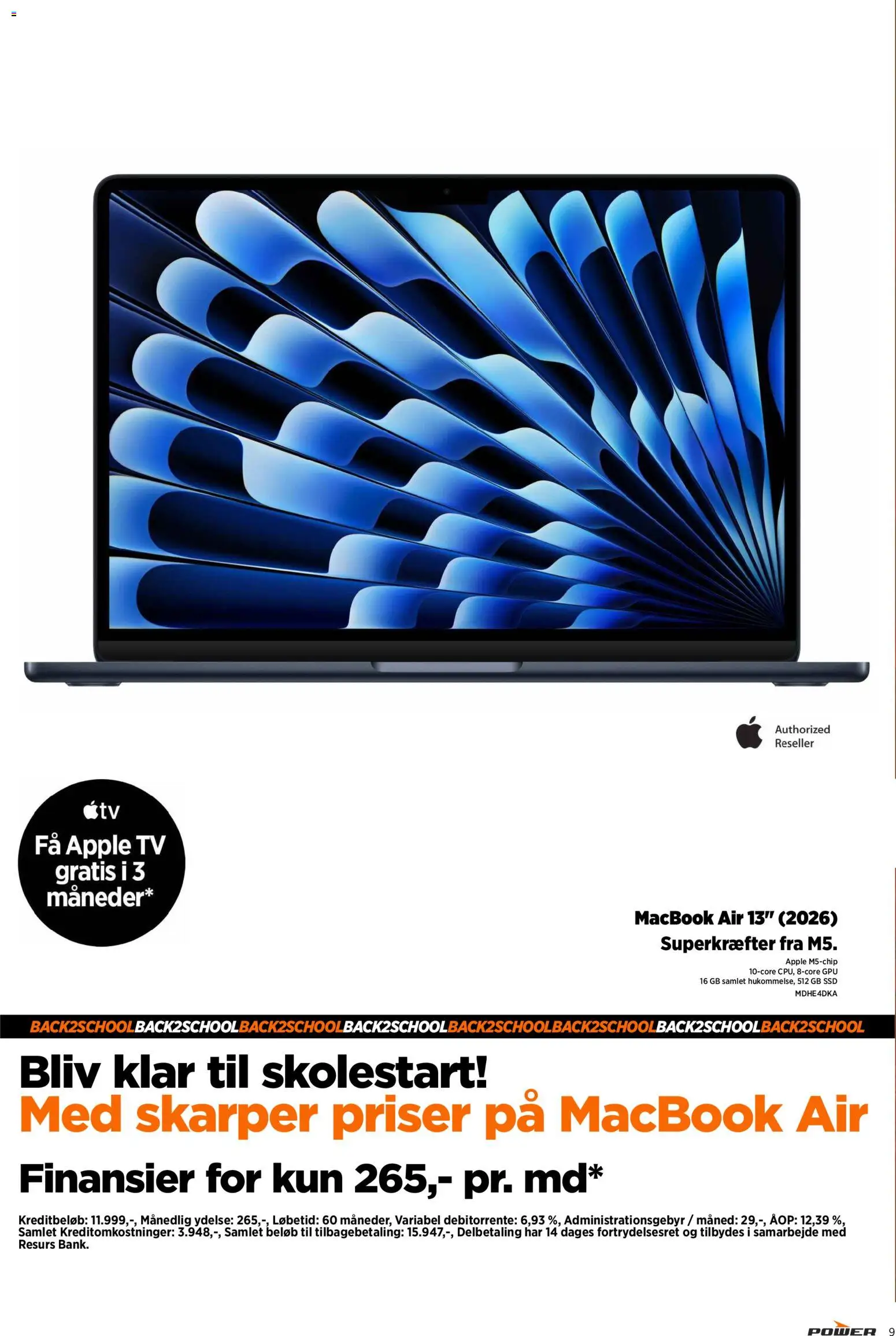 Power tilbudsavis – gyldig fra 28/08/2026 | Side: 9 | Produkter: TV, SSD