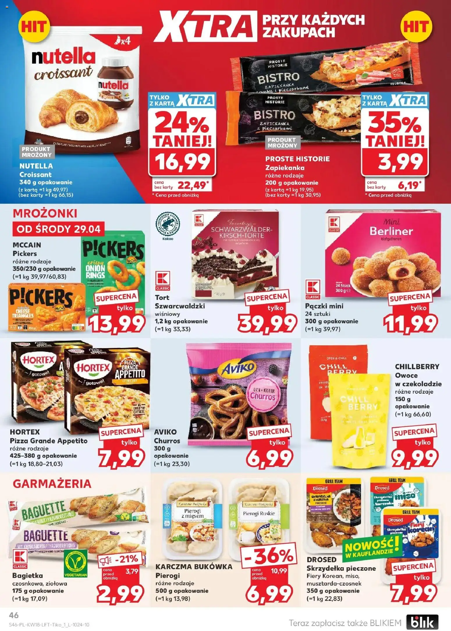 Kaufland - Kaufland Gazetka Tygodnia ważna do 06.05 od 28.04.2026 | Strona: 46 | Produkty: Chili, Karta, Kakao, Pączki