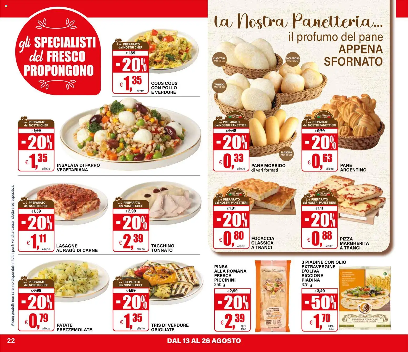 Volantino Il Gigante del 13/08/2026 | Pagina: 22 | Prodotti: Pollo, Olio, Cous cous, Lievito