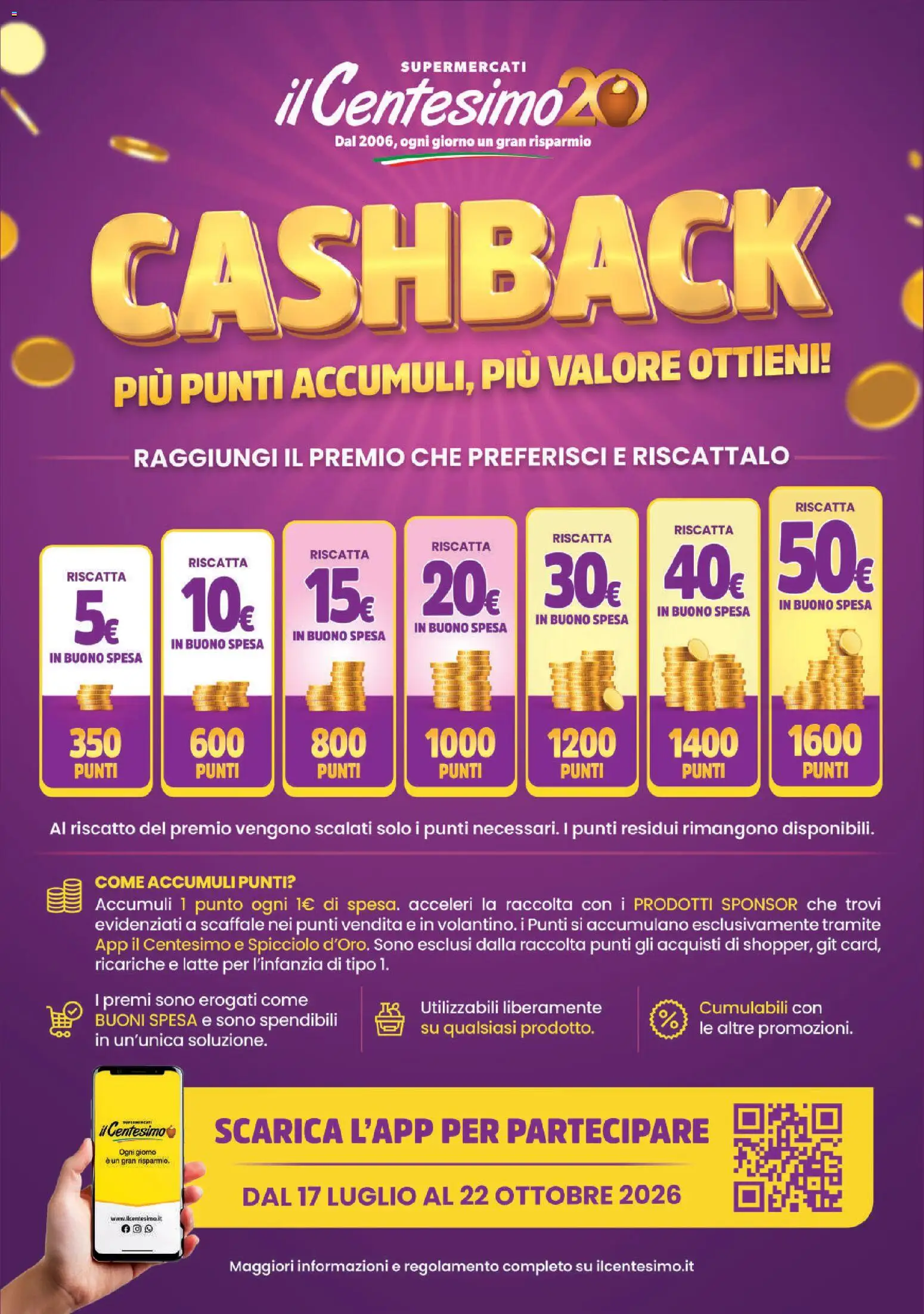 Volantino Il Centesimo del 17/07/2026 | Pagina: 4 | Prodotti: Latte, Scaffale