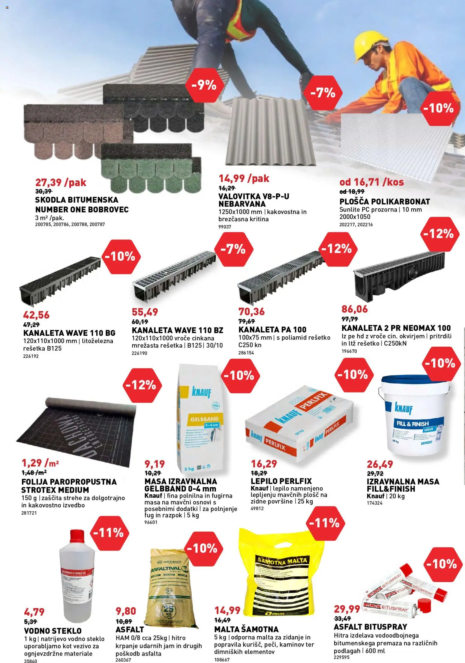 Novi Inpos katalog ponudbe – veljaven od 10.09.2026 | Stran: 22 | Izdelki: Folija, Lepilo