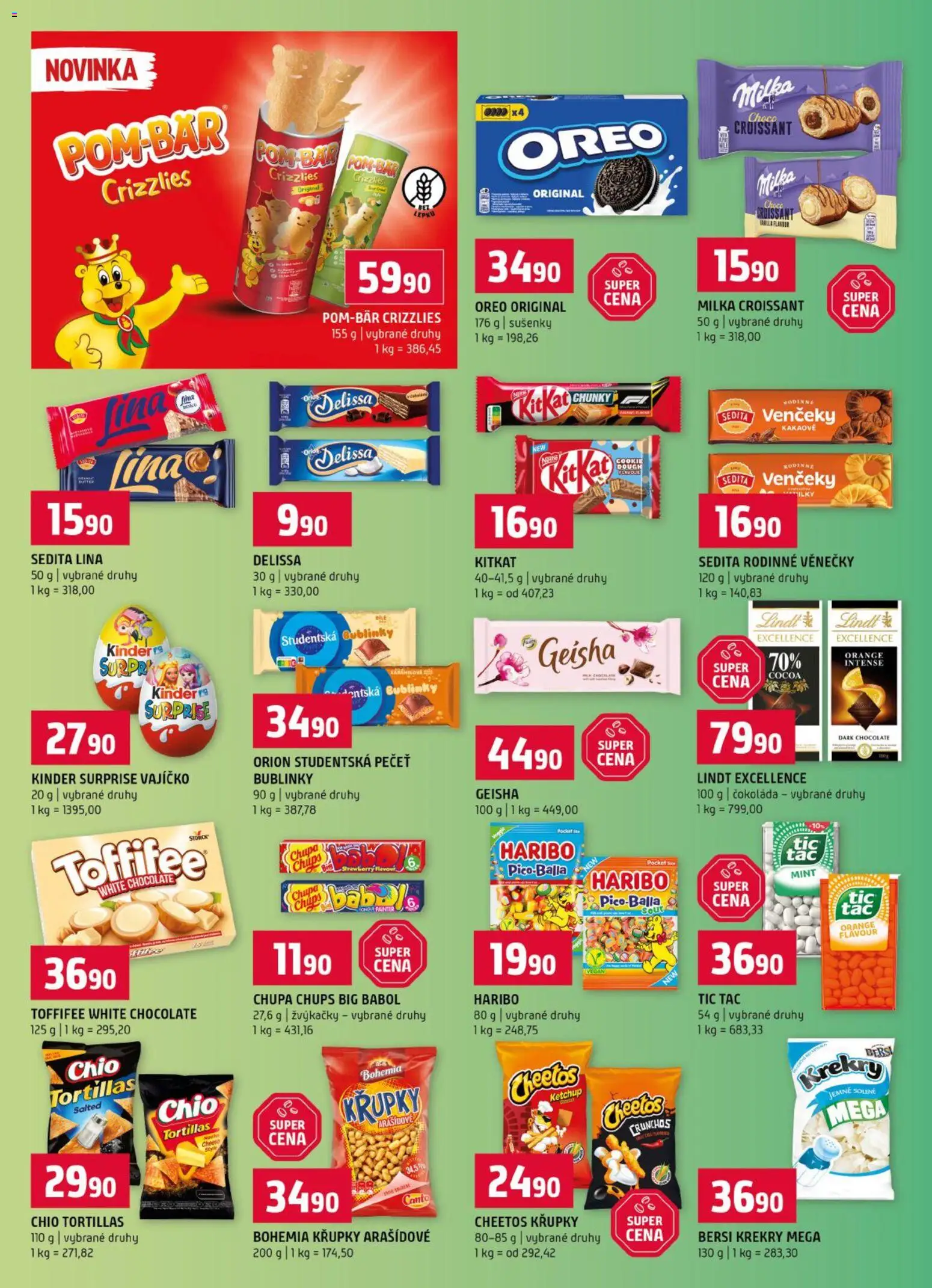 Terno leták od 21.10.2026 | Strana: 8 | Produkty: Cheetos, Studentská pečeť, Tác, Geisha