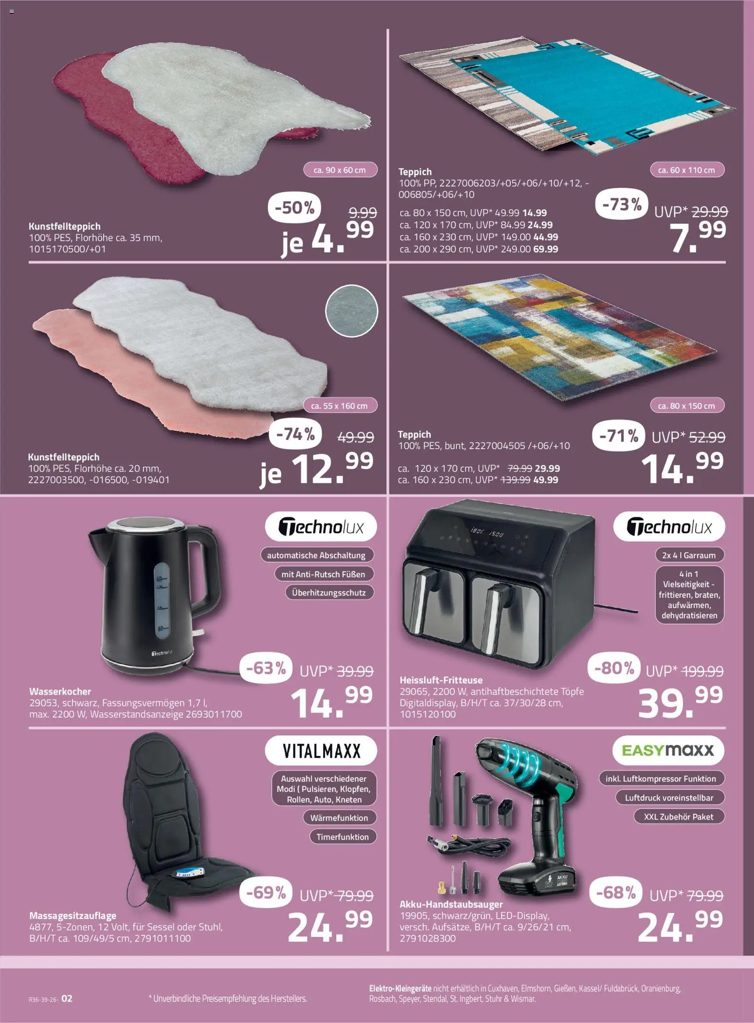 Roller Preis-Offensive – gültig ab 30.08.2026 | Seite: 2
