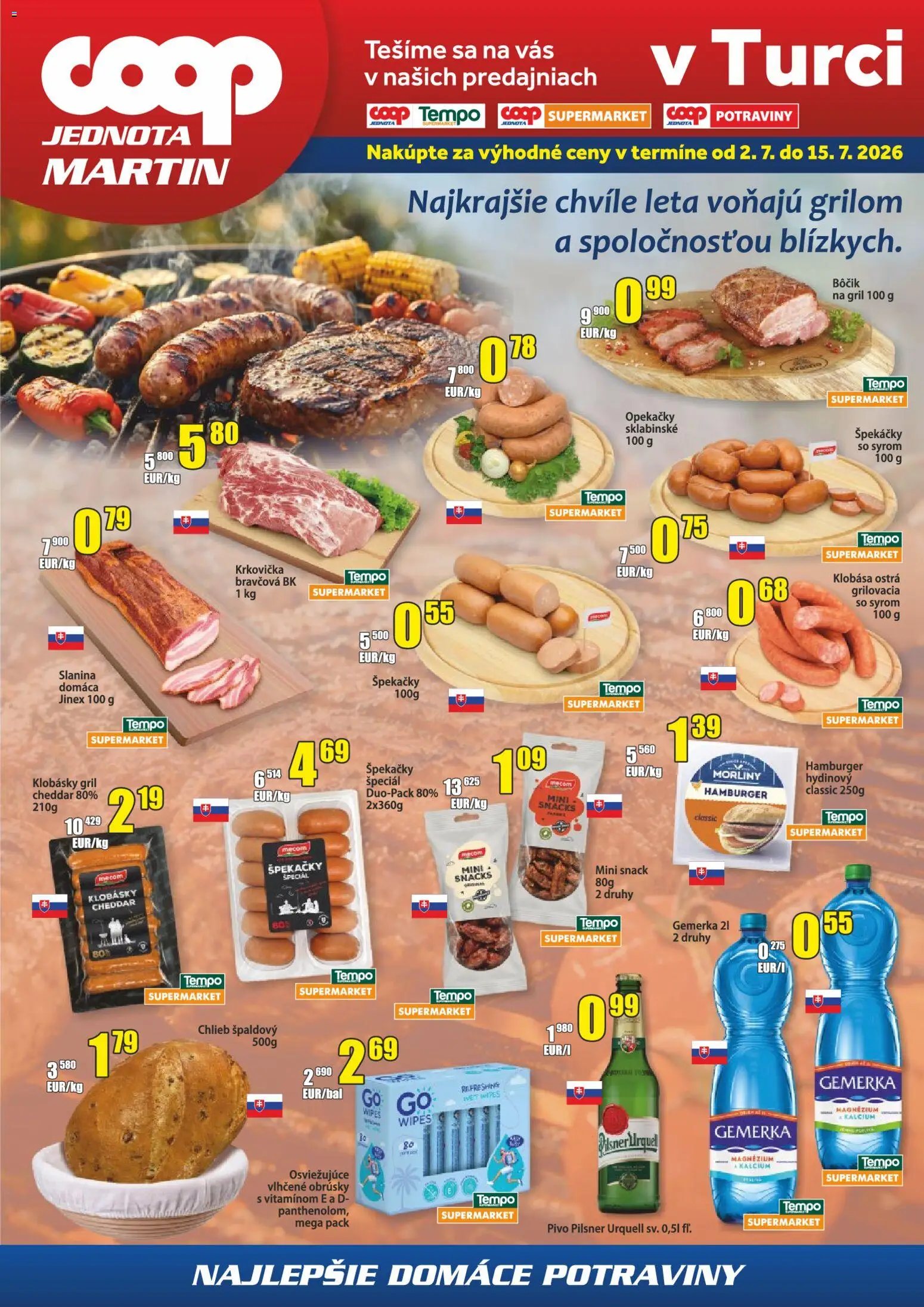 Nové COOP Jednota akcie – leták je platný od 02.07.2026 | Strana: 1