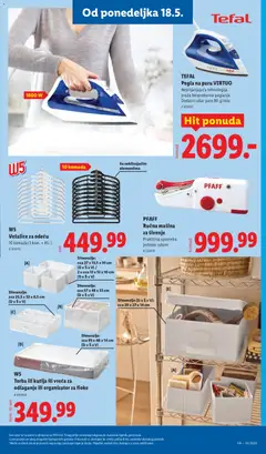 TEFAL Pegla na paru VIRTUO, Neprijanjajuća tehnologija pruža besprekorno peglanje. Dodatni udar pare 80 g/min - pregled Lidl kataloga - važi od 14.05.2026 | Strana: 89