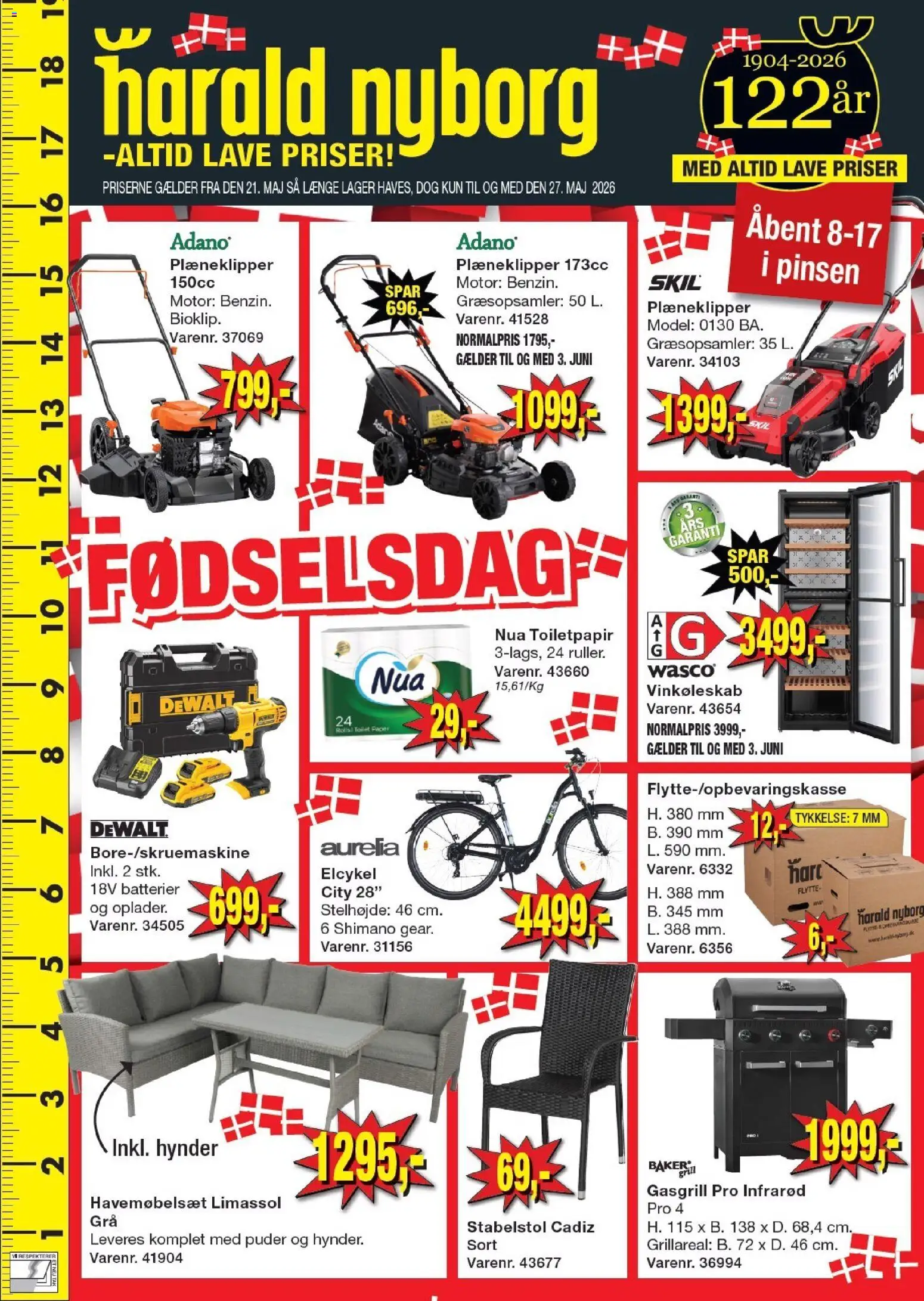 Harald Nyborg tilbudsavis – gyldig fra 21.05.2026 | Side: 1 | Produkter: Toilet, Batterier