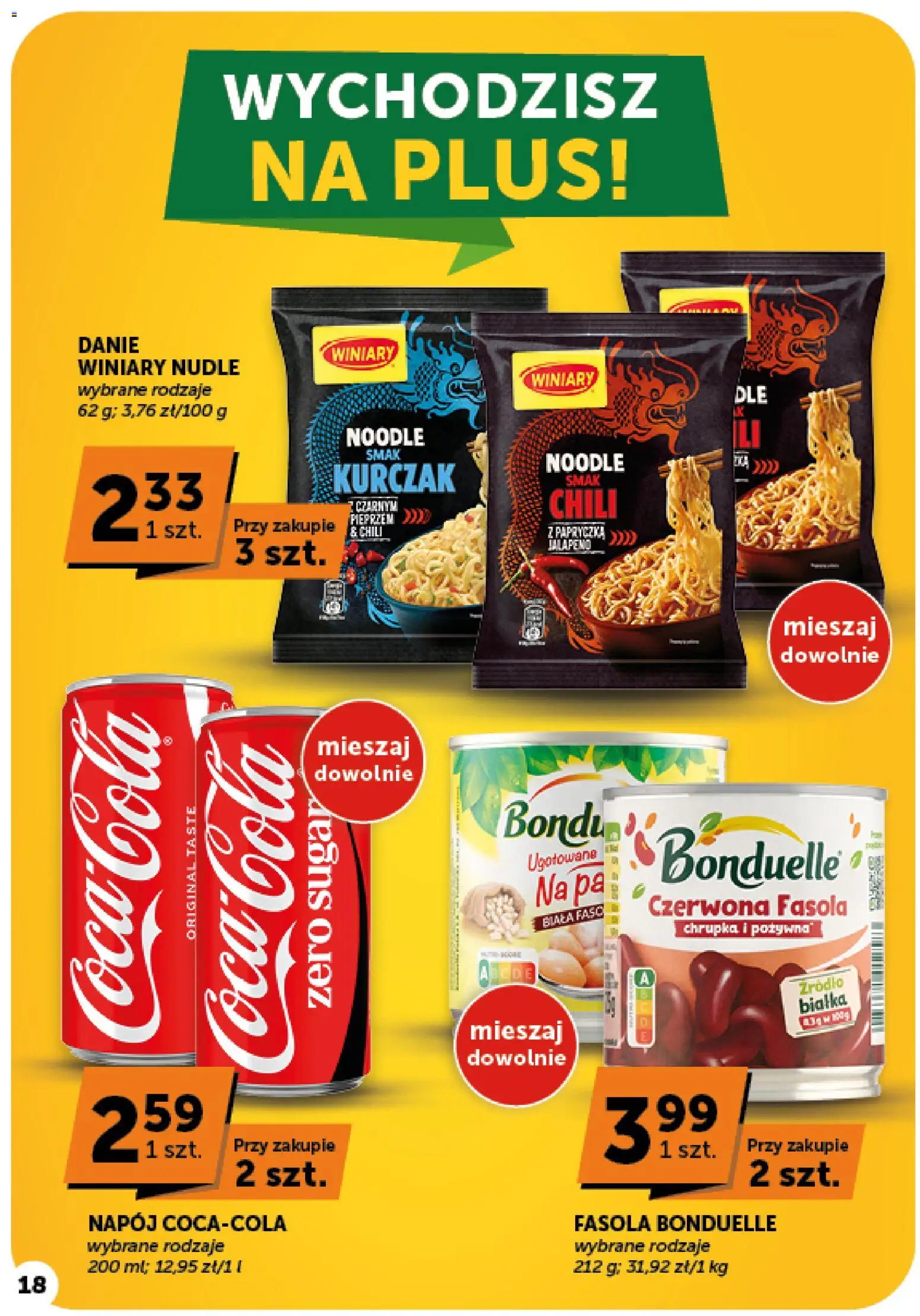 ABC gazetka - Market od 08.10.2026 | Strona: 18 | Produkty: Czerwona fasola, Noodle, Kurczak, Fasola