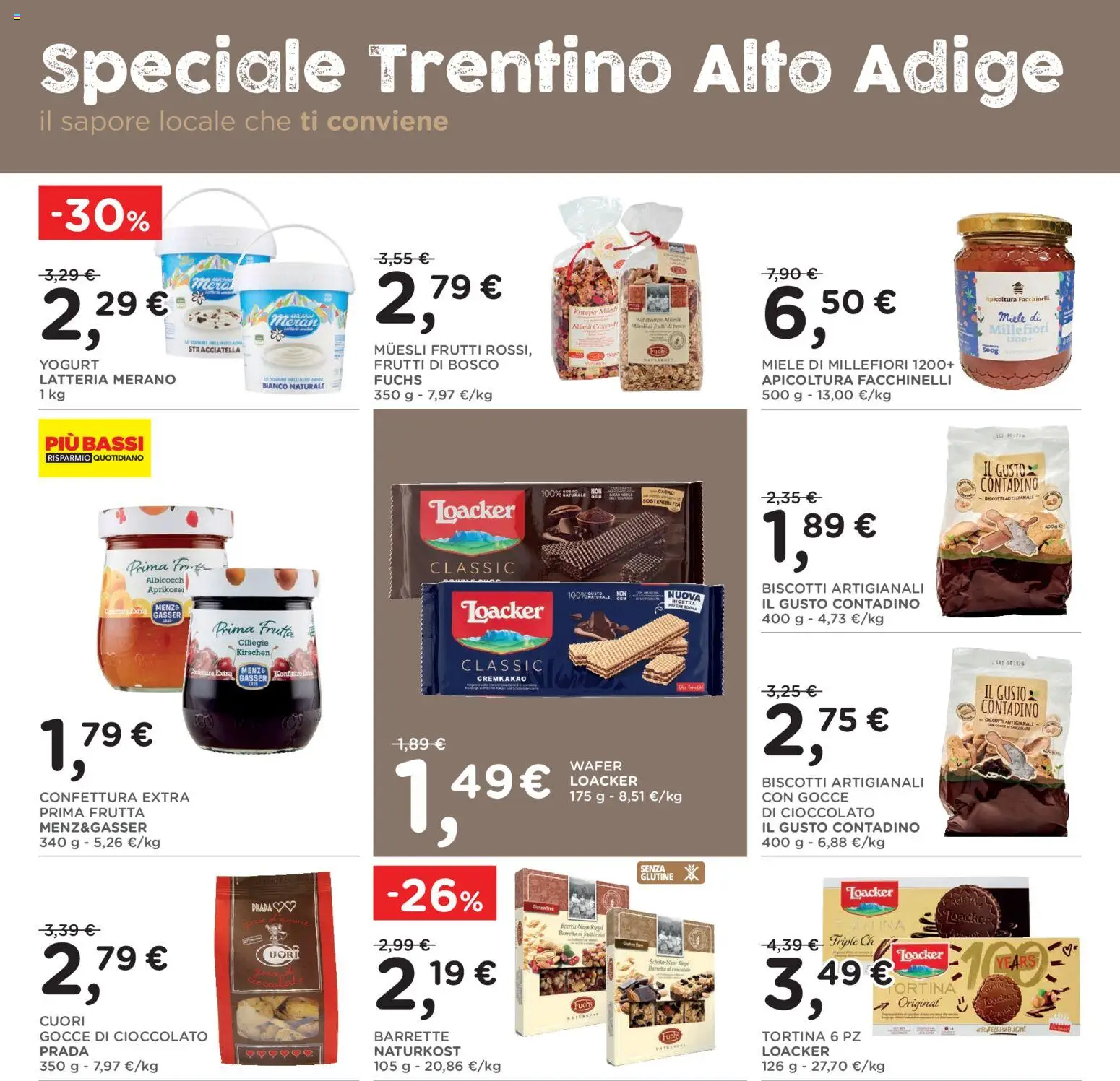 Volantino Poli del 15/07/2026 | Pagina: 4 | Prodotti: Yogurt, Biscotti, Frutta, Miele