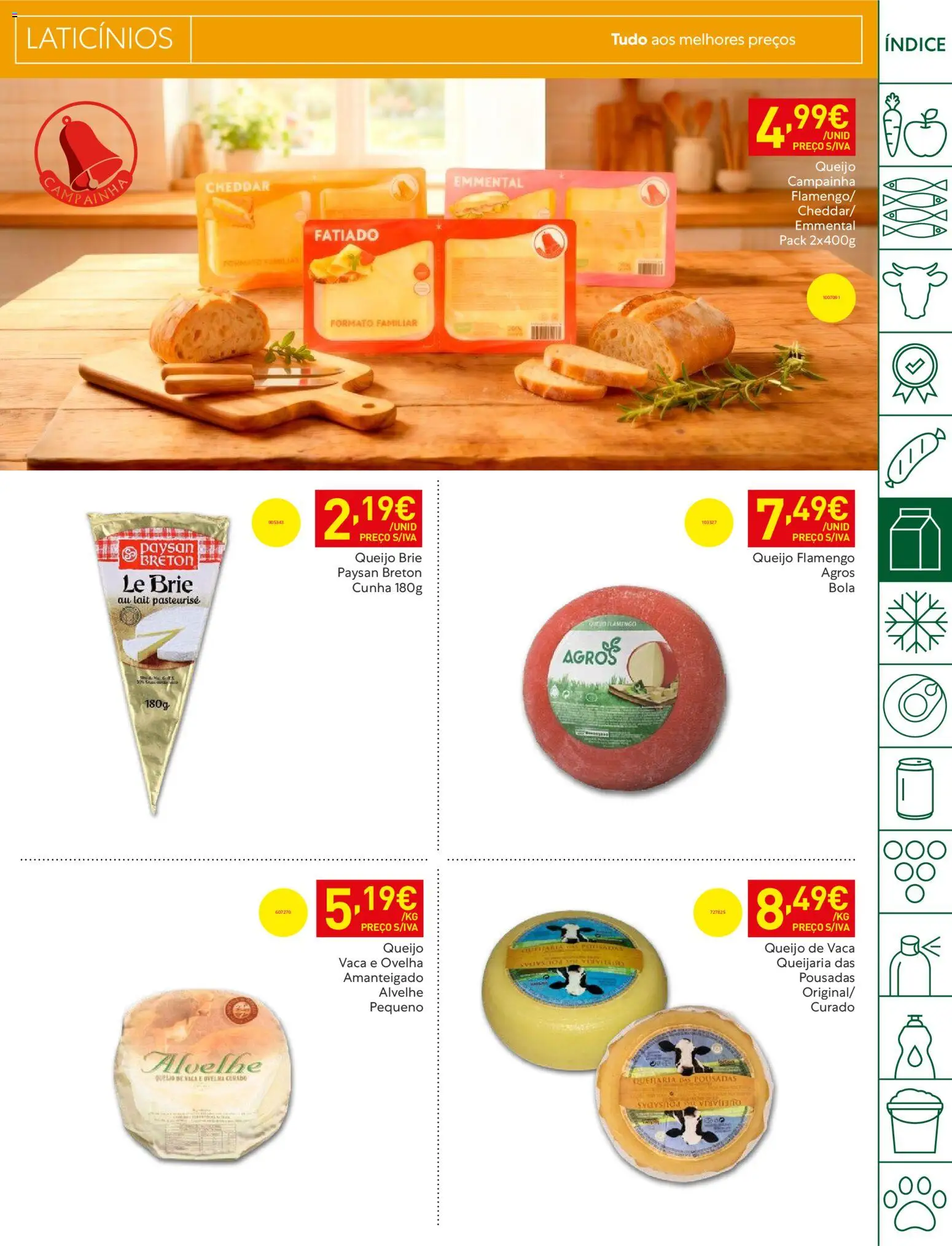 Recheio folheto │ válido de 19.05.2026 | Página: 17 | Produtos: Campainha, Queijo, Cheddar