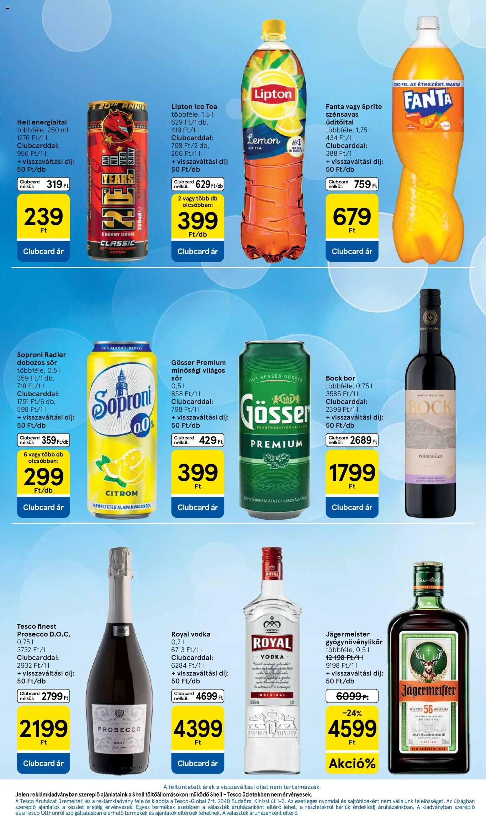 Tesco akciós ujság - amely érvényes a következő dátumtól: 2026.07.30. | Oldal: 7 | Termékek: Fanta, Radler, Dobozos sör, Sör