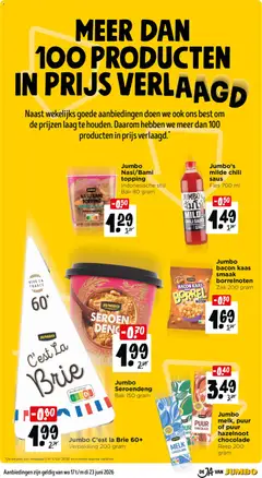 Jumbo folder week 25 - Voorbeeld van een folder van Jumbo, geldig van 17.06.2026 | Pagina: 19 | Producten: Chocolade, Fles, Bacon, Brie