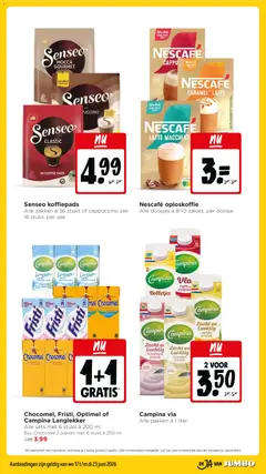 Jumbo folder week 25 - Voorbeeld van een folder van Jumbo, geldig van 17.06.2026 | Pagina: 19 | Producten: Chocolade, Noten, Fles, Brie