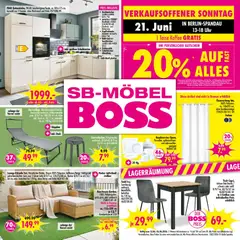 SB Möbel Boss Prospekt Berlin-Spandau ab 13.06.2026 gültig