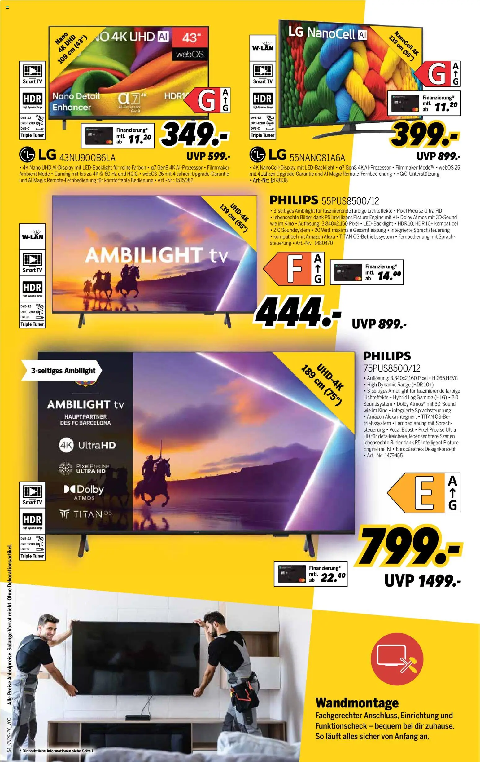 Medimax Prospekt – gültig ab 11.07.2026 | Seite: 4 | Produkte: LG, Philips, Smart TV, Soundsystem