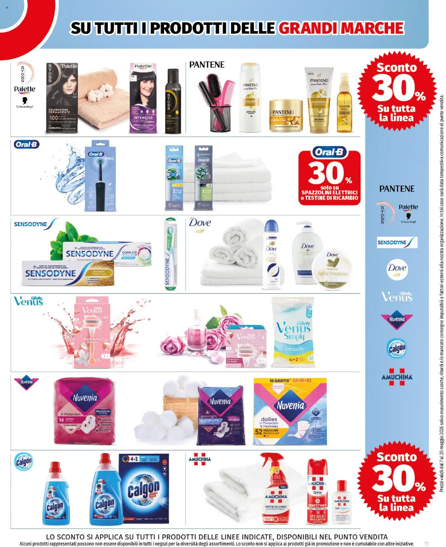 Volantino COOP del 07.05.2026 | Pagina: 11 | Prodotti: Crema, Spray disinfettante, Data