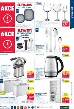 Náhled letáku Makro leták - Nepotravinové zboží od 06.05.2026 | Strana: 7 | Produkty: Sekt, Chladnička, Konvice, Police
