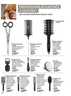 Náhled letáku Avon Katalog 05/2026 od 01.05.2026 | Strana: 144 | Produkty: Kartáč na vlasy, Nůžky, Hřeben, Kartáč