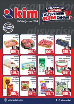 26 Ağustos 2026 tarihinden itibaren geçerli olan Kim Market kataloğu önizlemesi
