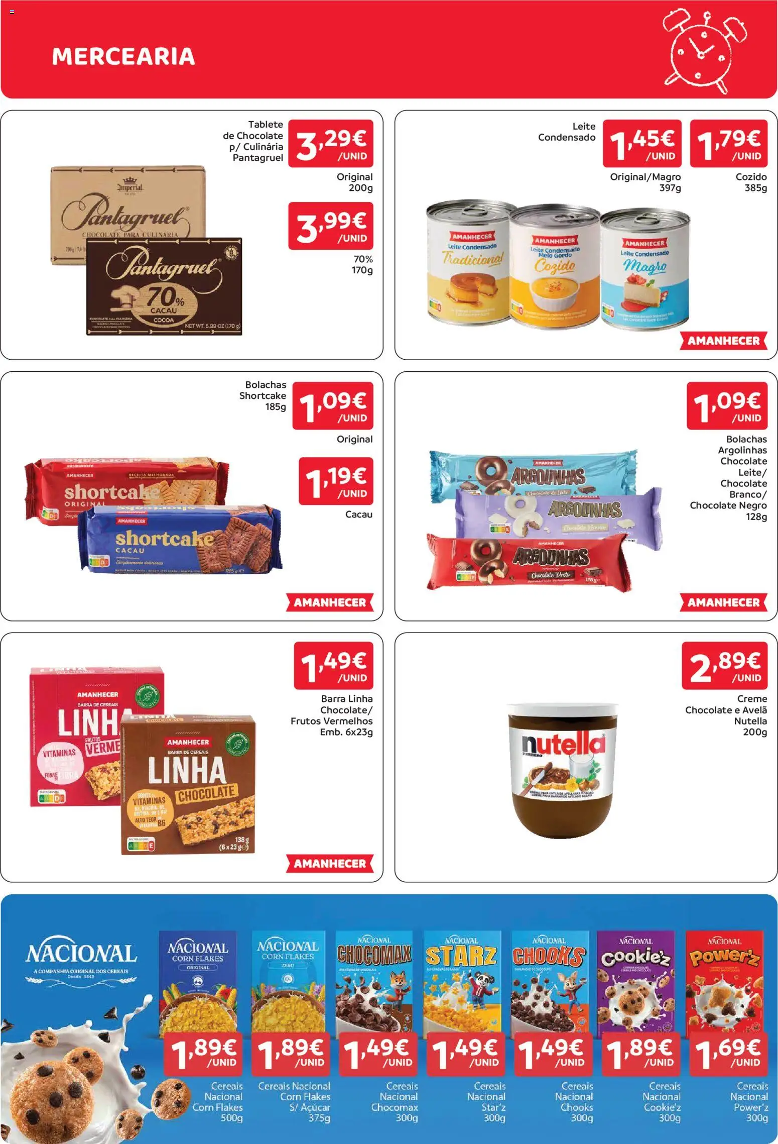 Amanhecer folheto │ válido de 03/09/2026 | Página: 6 | Produtos: Nutella, Leite condensado, Chocolate, Açúcar