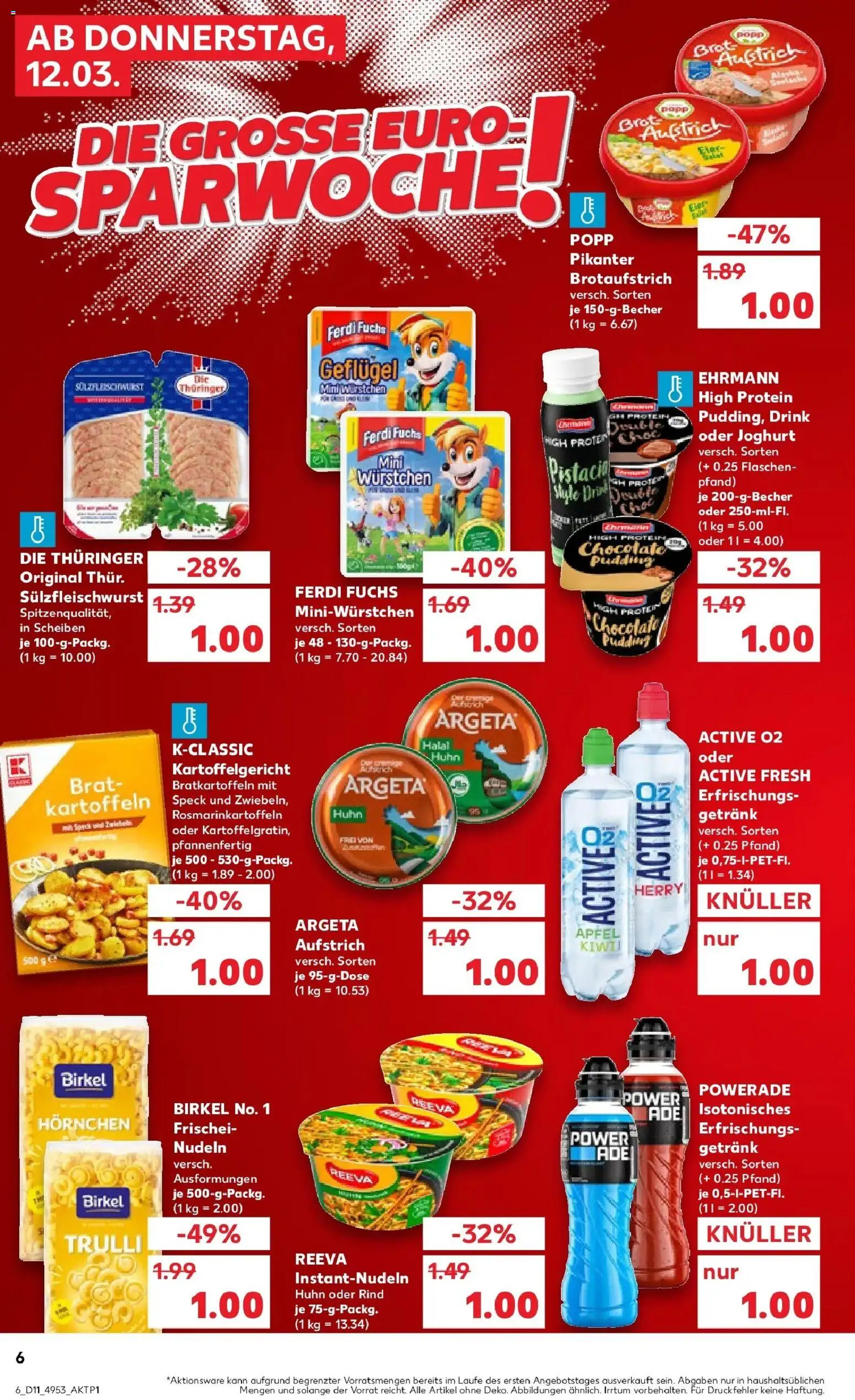 Kaufland Prospekt Meppen	 – gültig ab 09.03.2026 | Seite: 18 | Produkte: Joghurt, Äpfel, Kartoffeln, Powerade