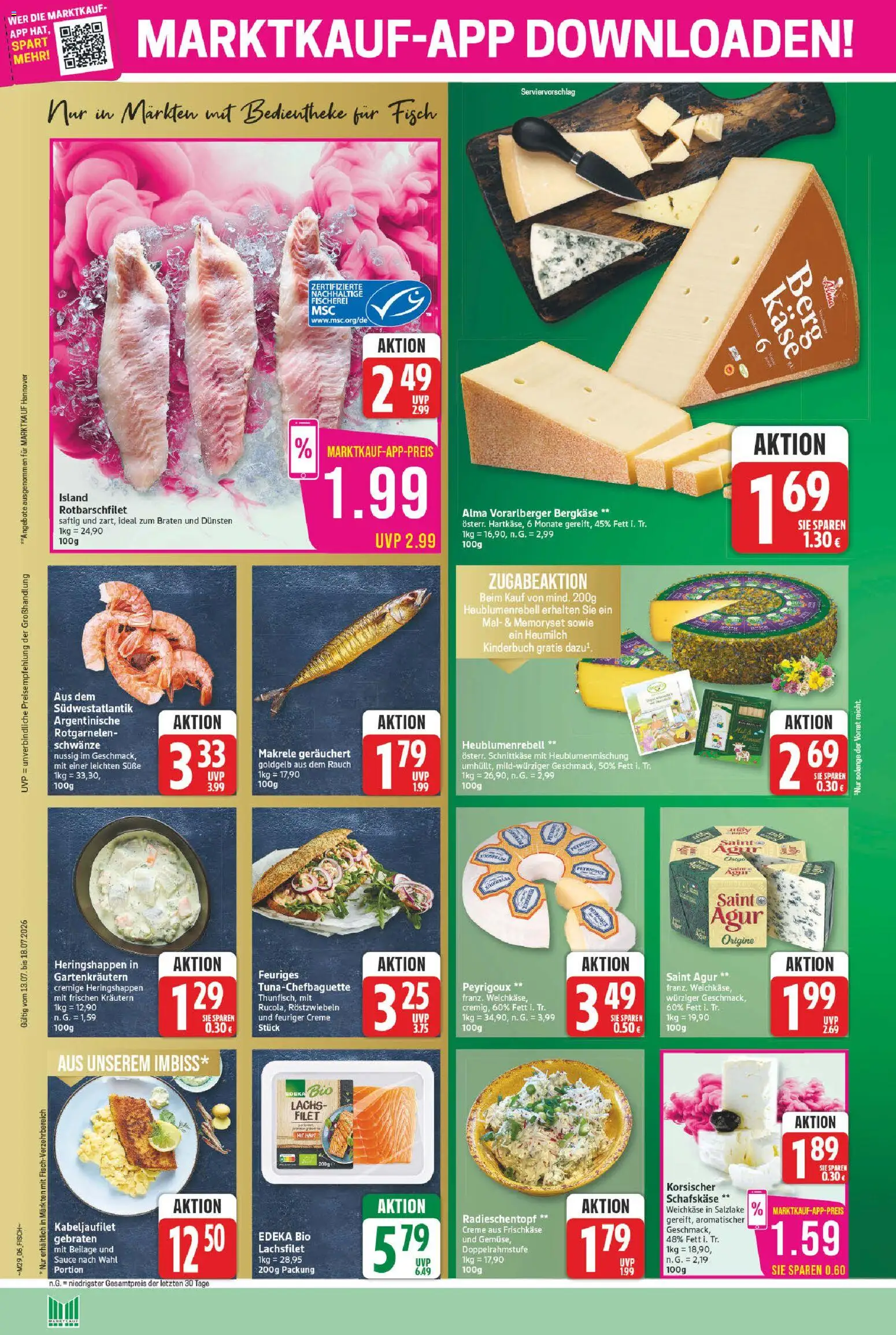 Marktkauf Prospekt – gültig ab 13.07.2026 | Seite: 6 | Produkte: Creme, Fisch, Lachs, Frischkase