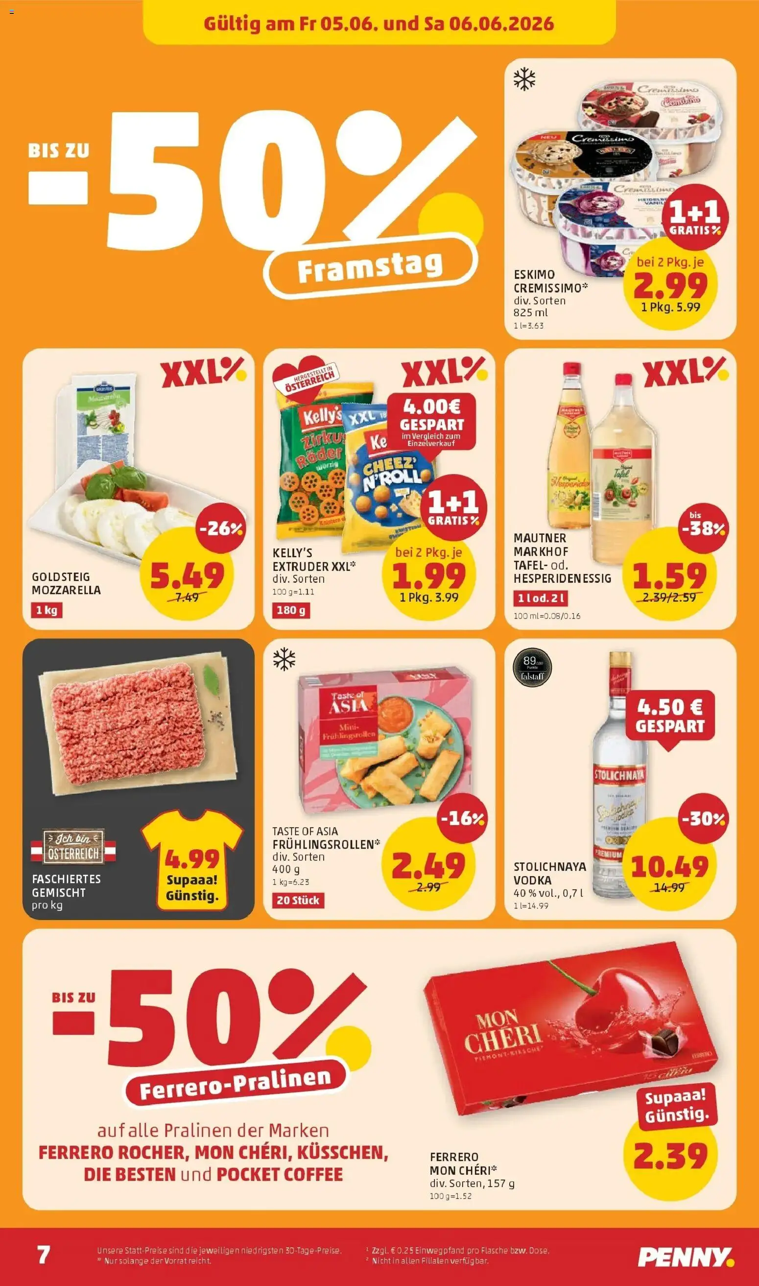 Penny Markt Die ganze Woche sparen gültig ab 03.06.2026 | Seite: 7