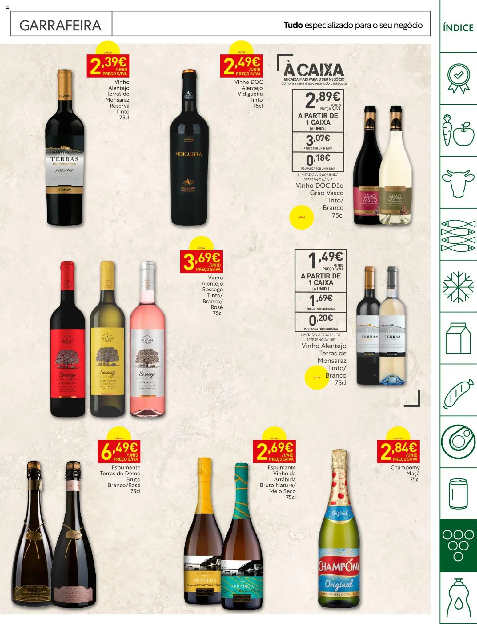 Recheio Horeca Madeira │ válido de 01/09/2026 | Página: 19 | Produtos: Espumante, Caixa, Maça, Vinho