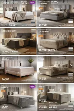 Matis katalog - pregled Matis kataloga - važi od 01.05.2026 | Strana: 10 | Proizvode: Krevet, Dušek, Kutija, Francuski ležaj
