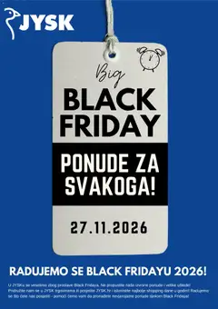 JYSK Black Friday Avizo - Pregled kataloga iz trgovine JYSK, vrijedi od 20.10.2026