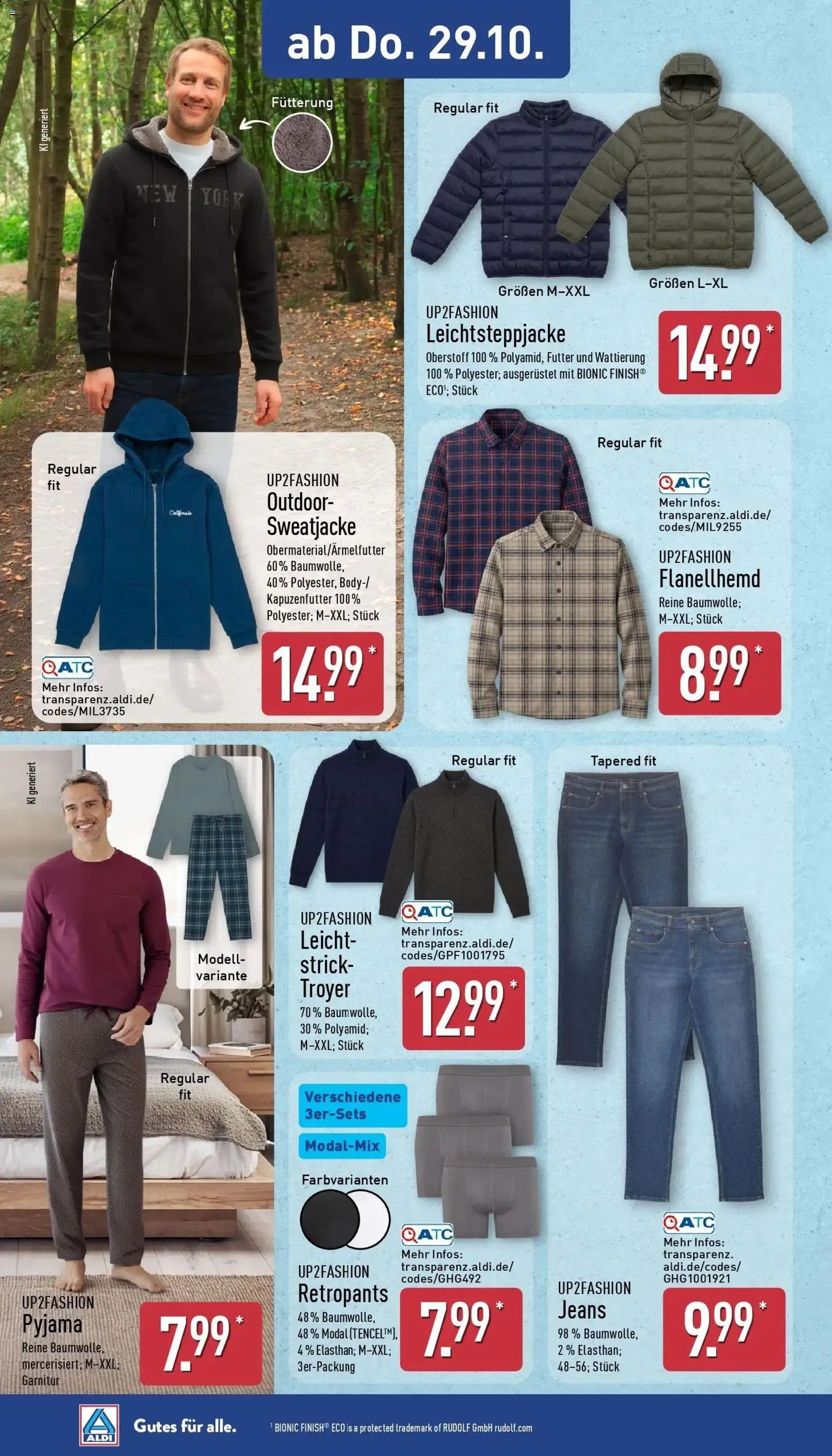 Aldi Aktueller Prospekt (ab 26.10.2026) » Angebote Online | Seite: 24 | Produkte: Shirt, Finish, Boxer, Jeans