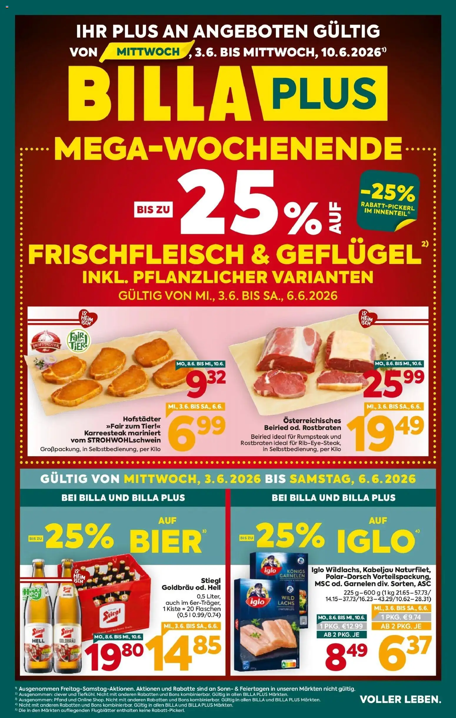 Billa Plus Flugblatt - Salzburg gültig ab 03.06.2026 | Seite: 1 | Produkte: Bier