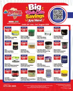 Africa Cash & Carry specials catalogue – valid from 29/07/2026
