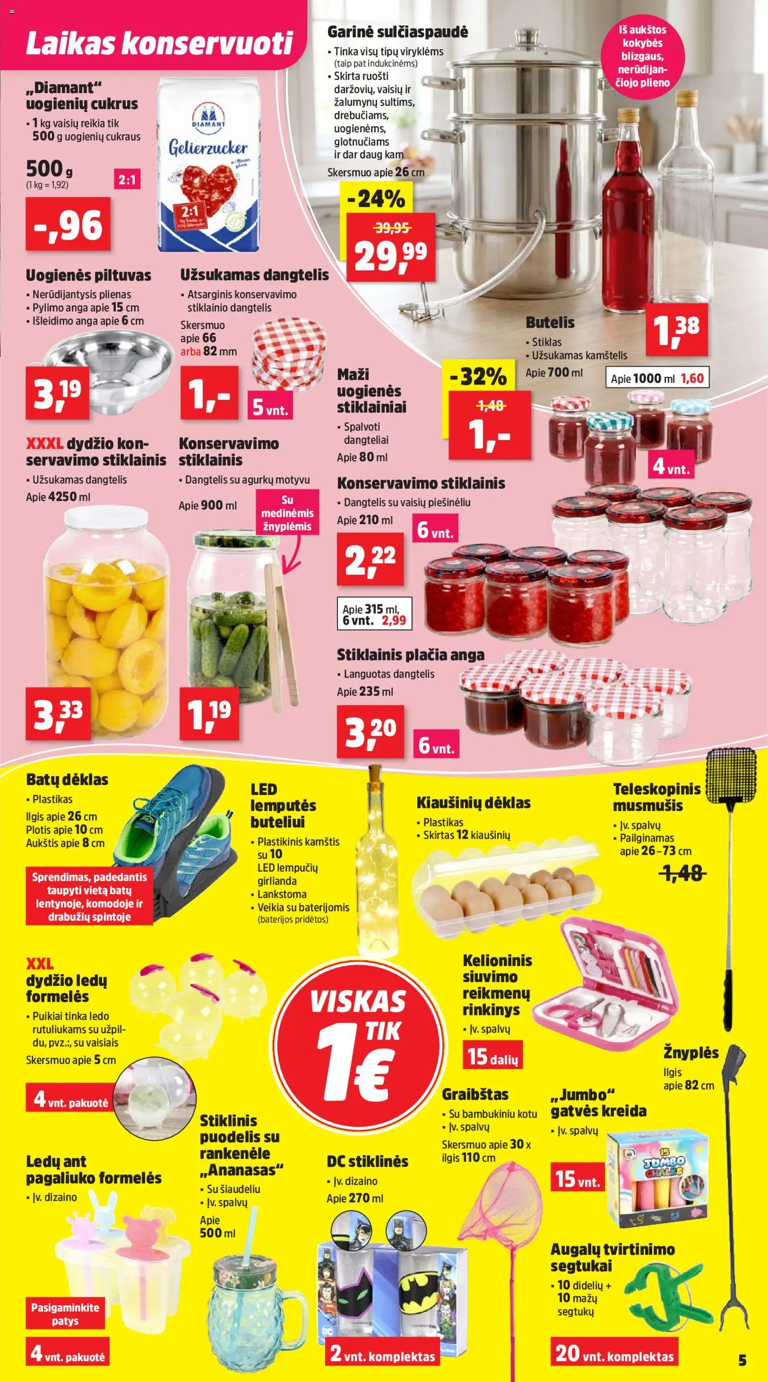 Thomas Philipps akcijos nuo 2026.08.03 | Puslapis: 5 | Prekių: Puodelis, Sulčiaspaudė, Dėklas, Cukrus