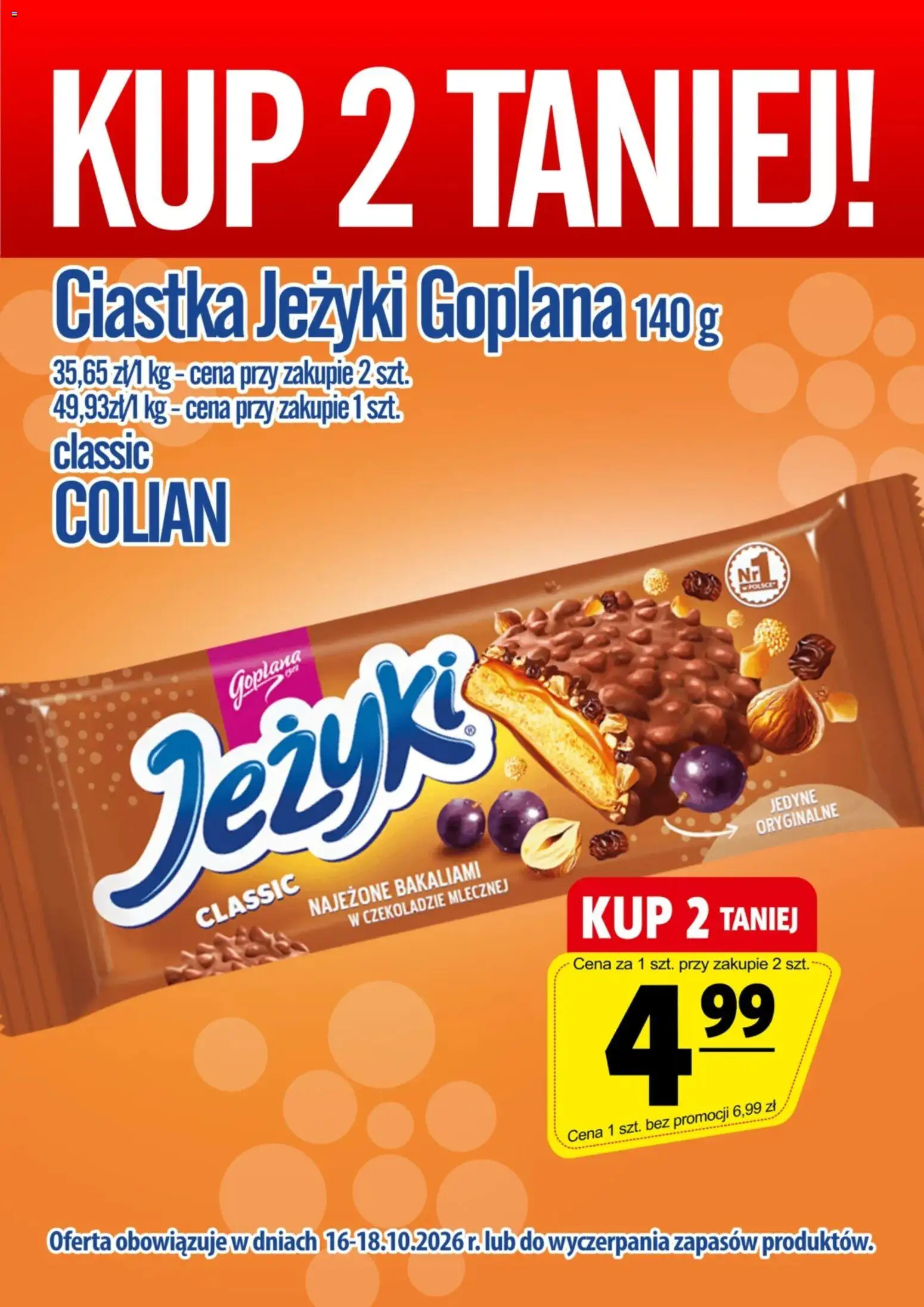 Prim Market promocja - Ciastka Jeżyki od 16.10.2026 | Strona: 1