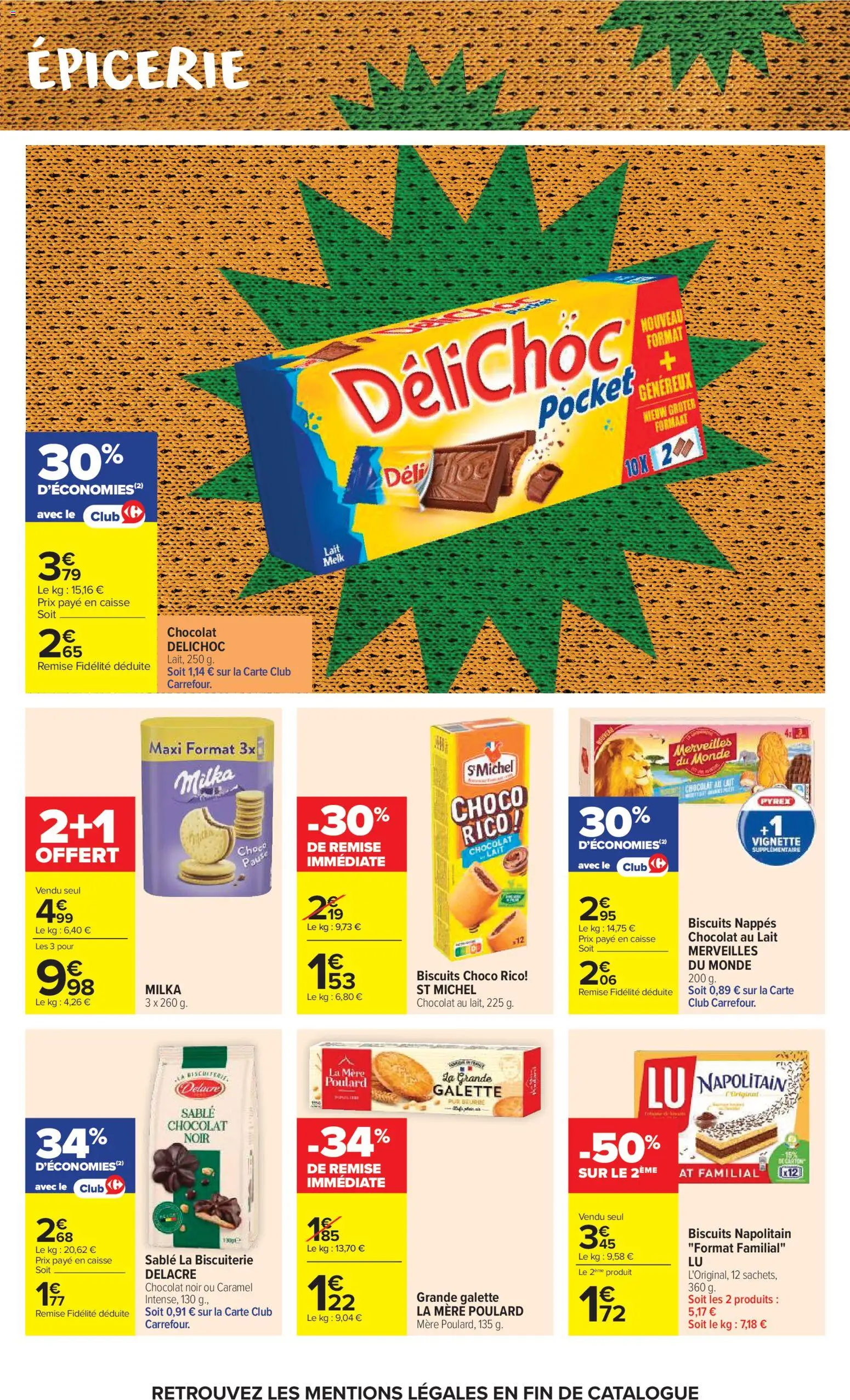 {H1} | Page: 33 | Produits: Lait, Beurre, Chocolat, Biscuits