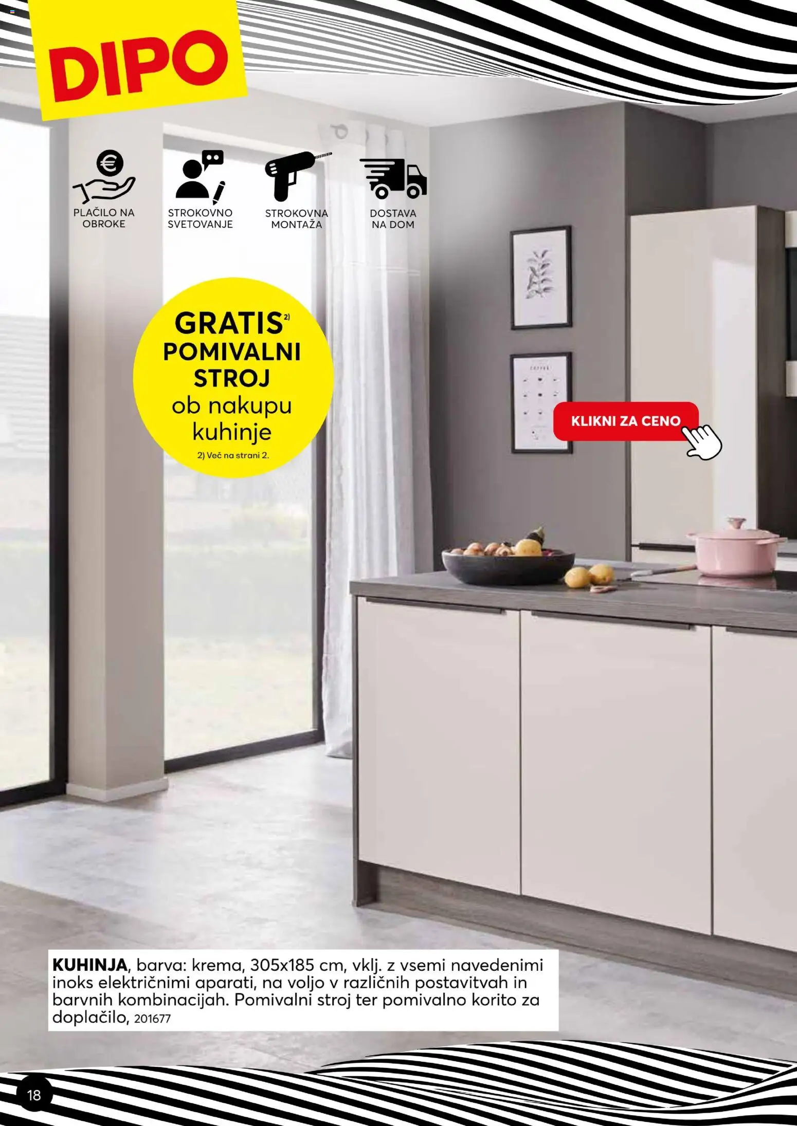 Novi Dipo katalog ponudbe – veljaven od 07.08.2026 | Stran: 18 | Izdelki: Pomivalni stroj, Pomivalno korito, Barva