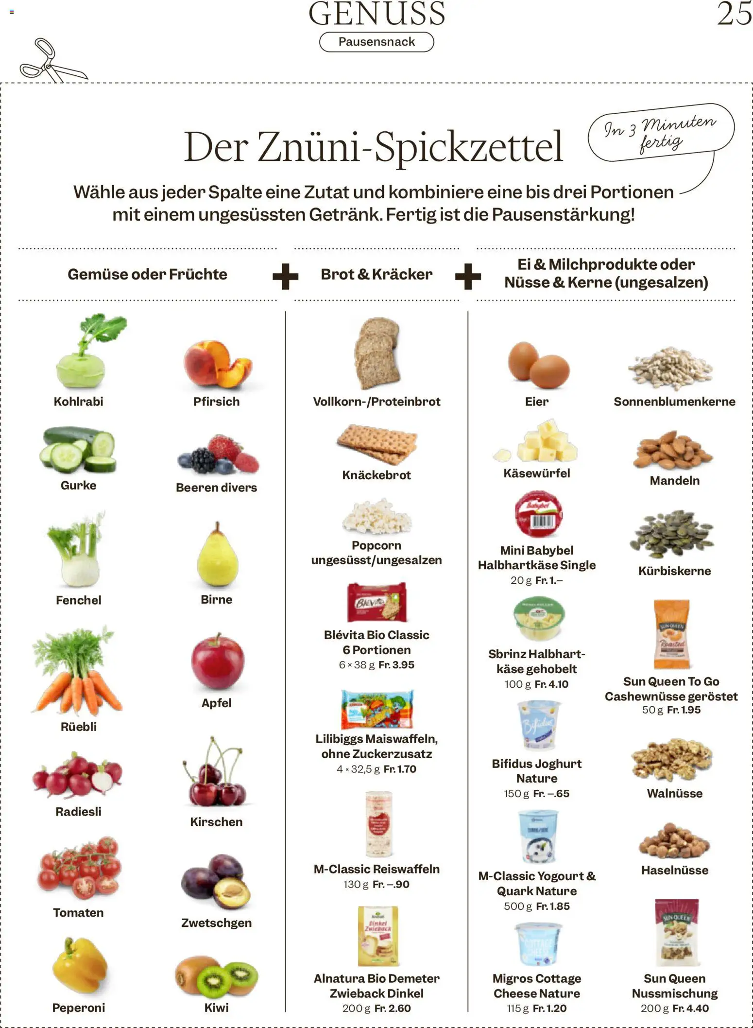 Migros aktionen Magazin – gültig ab 12.08.2026 | Seite: 25 | Produkte: Walnüsse, Kirschen, Nüsse, Früchte