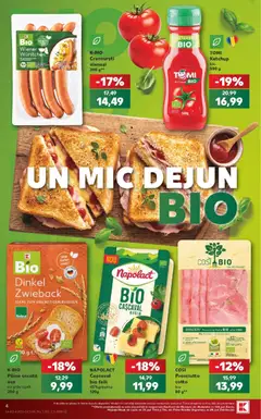 Kaufland RO Zalau - amely érvényes a következő dátumtól: 2026.08.26. | Oldal: 4 | Termékek: Prosciutto cotto, Ketchup, Vegán, Prosciutto