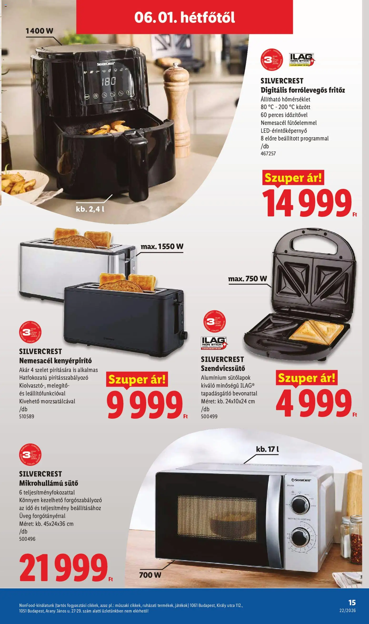 Lidl akciós ujság - amely érvényes a következő dátumtól: 28.05.2026 | Oldal: 15