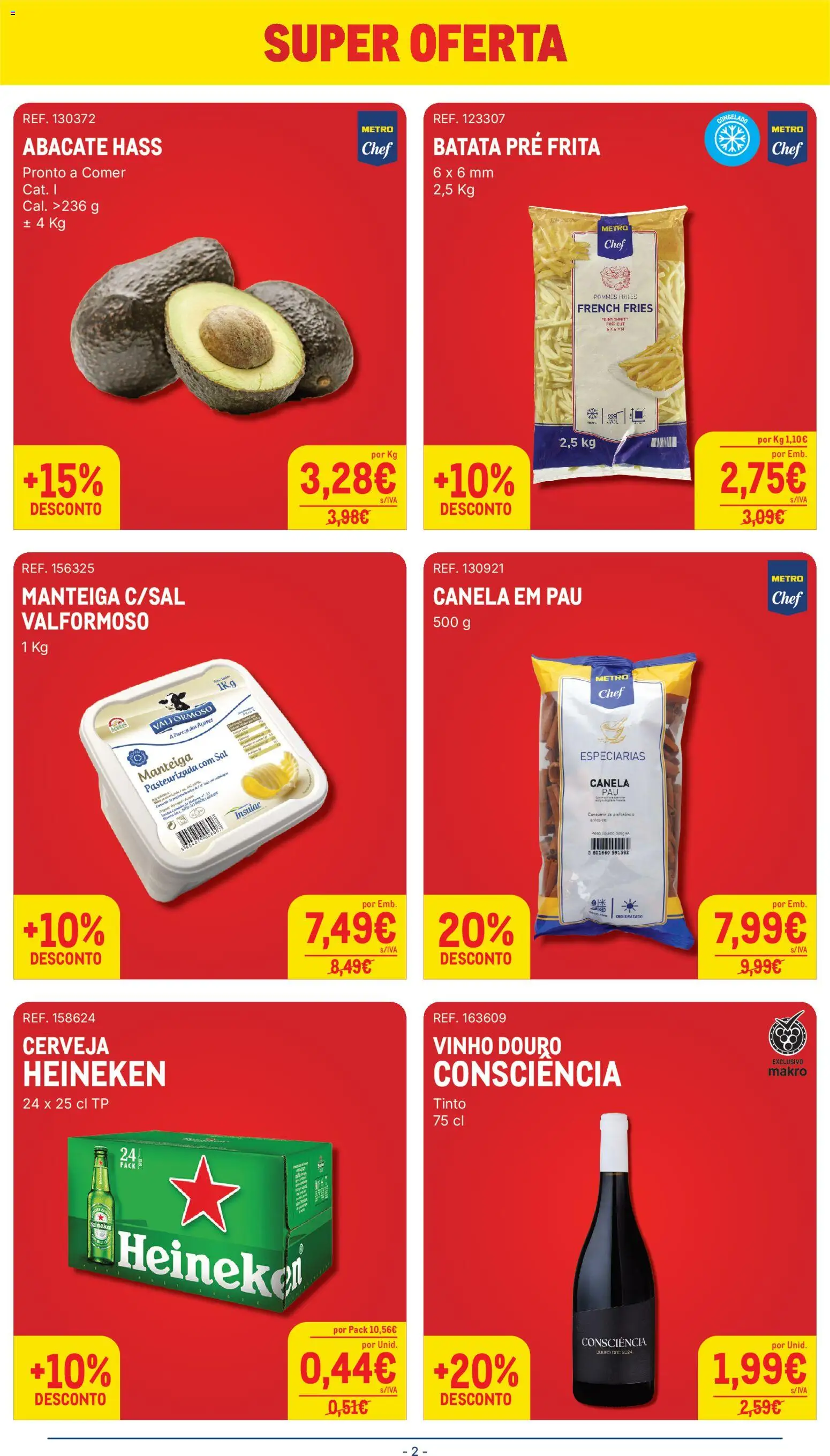 Makro folheto │ válido de 07/07/2026 | Página: 2 | Produtos: Batata, Canela, Abacate, Cerveja