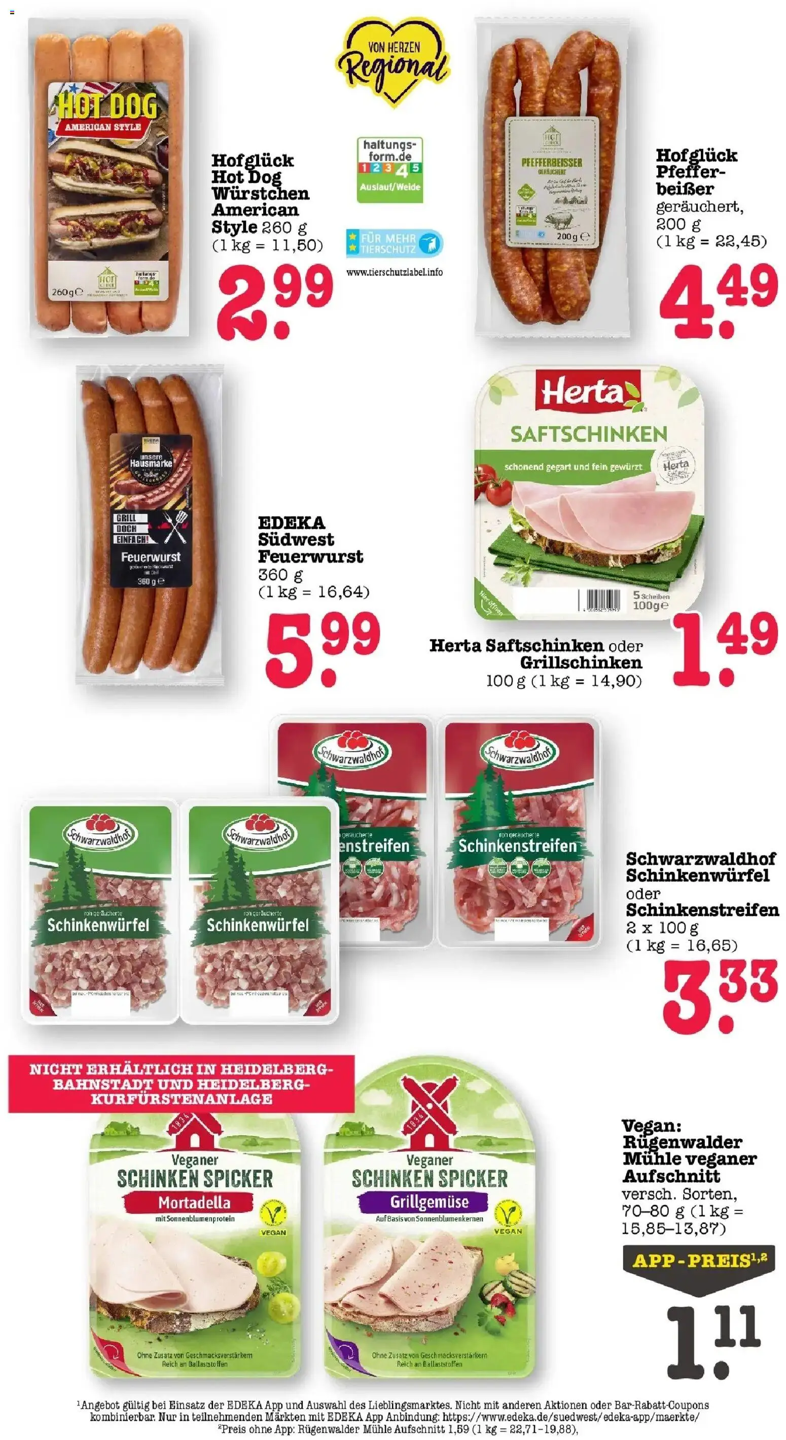 Edeka Prospekt Heidelberg – gültig ab 27.07.2026 | Seite: 31 | Produkte: Grill, Mühle, Pfeffer, Schinken