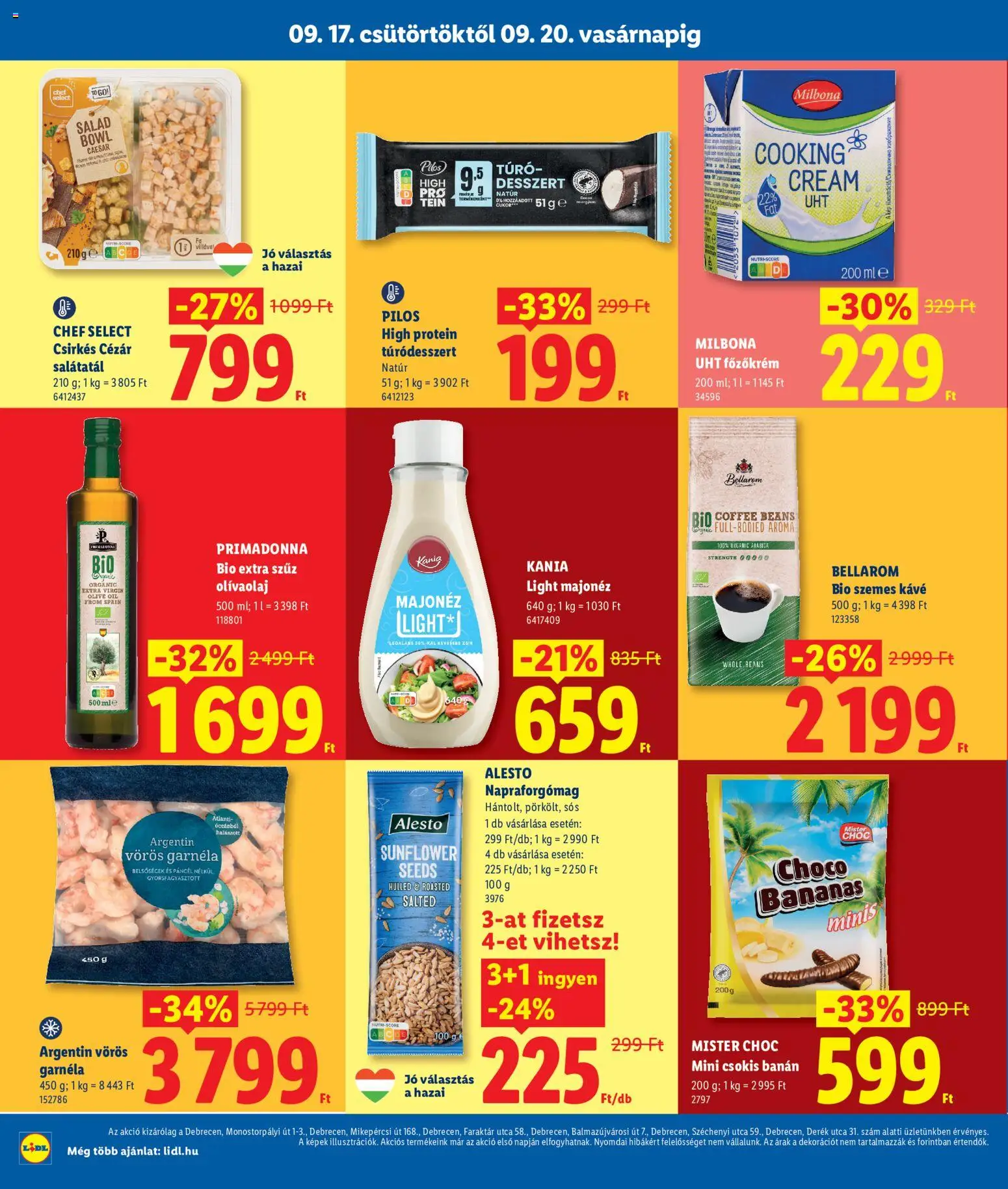 Lidl akciós ujság - amely érvényes a következő dátumtól: 2026.09.17. | Oldal: 6 | Termékek: Túródesszert, Banán, Túró, Pilos