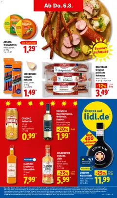 OŽUJSKO Helles Bier, 5 % vol. Je 0,5 l ab 03.08.2026 gültig | Seite: 53