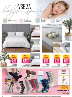 Mercator katalog akcije – veljaven od 10.09.2026 | Stran: 28 | Izdelki: Prevleka, Rjuha, Nogavice