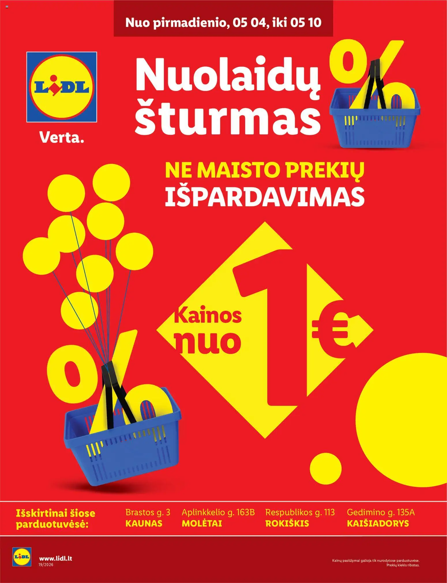 LIDL akcijos nuo 04.05.2026 | Puslapis: 1